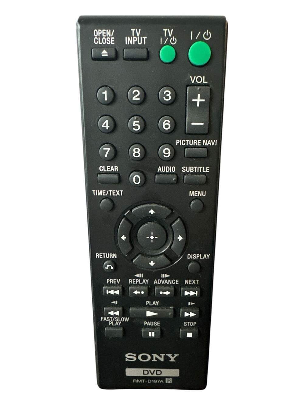 Sony RMT-D197A DVD Player Remote Control - Picture 1 of 2
